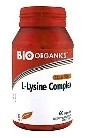 Bio Organics L-Lysine Complex 500mg  (60 capsules)