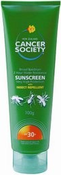 Cancer Society Sunscreen SPF30+ with Insect Repellent