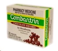 Combantrin Choc Squares