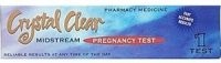 Crystal Clear Pregnancy Test Midstream
