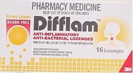 Difflam Sugar Free Lemon and Honey