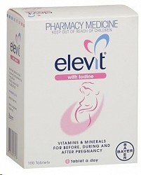 Elevit with Iodine Tabs