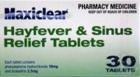 Maxiclear Hayfever and Sinus Relief 