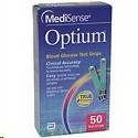 Medisense Optium Glucose Test Strips 