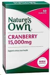Natures Own Cranberry Tablets 