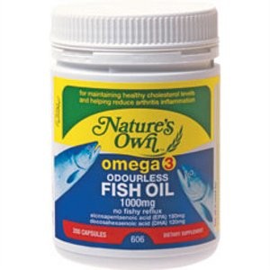 Natures Own Omega 3 Odourless Fish Oil