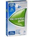 Nicorette Icy Mint Gum 4mg (15 pieces)