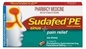 Sudafed PE Sinus and Pain Relief Tabs 