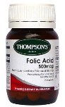 Thompsons Folic Acid Tablets 500mcg  (90 tablets)