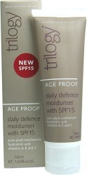 Trilogy Age Proof Daily Defence Moisturiser with SPF15