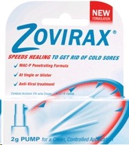 Zovirax Cold Sore Cream Pump